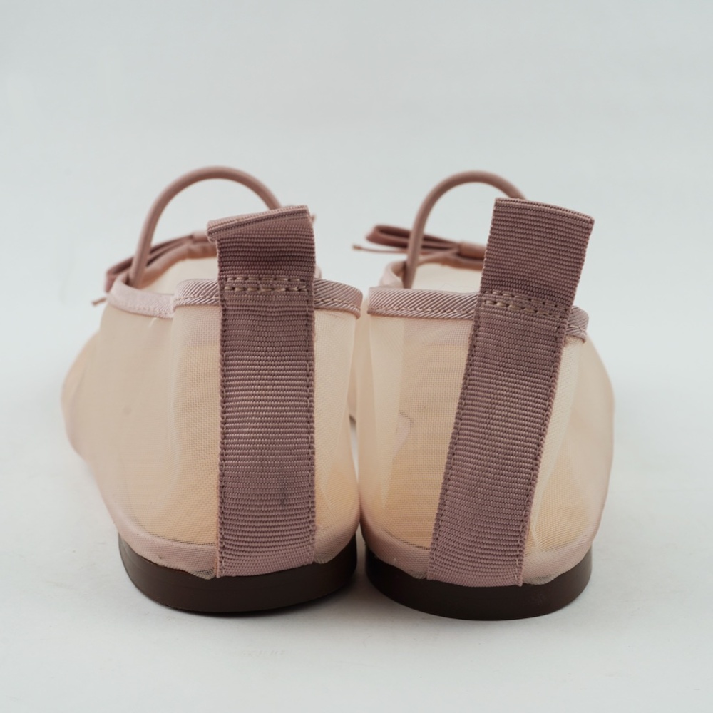 New J.CREW Size 7 Quinn Mary Jane Ballet Flats in Mesh in Warm Blush $138 CA796 - Picture 5 of 6